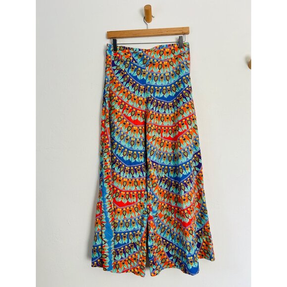 PAOLITA Womens Medium Multicolor Wide Leg Pants - Picture 12 of 12